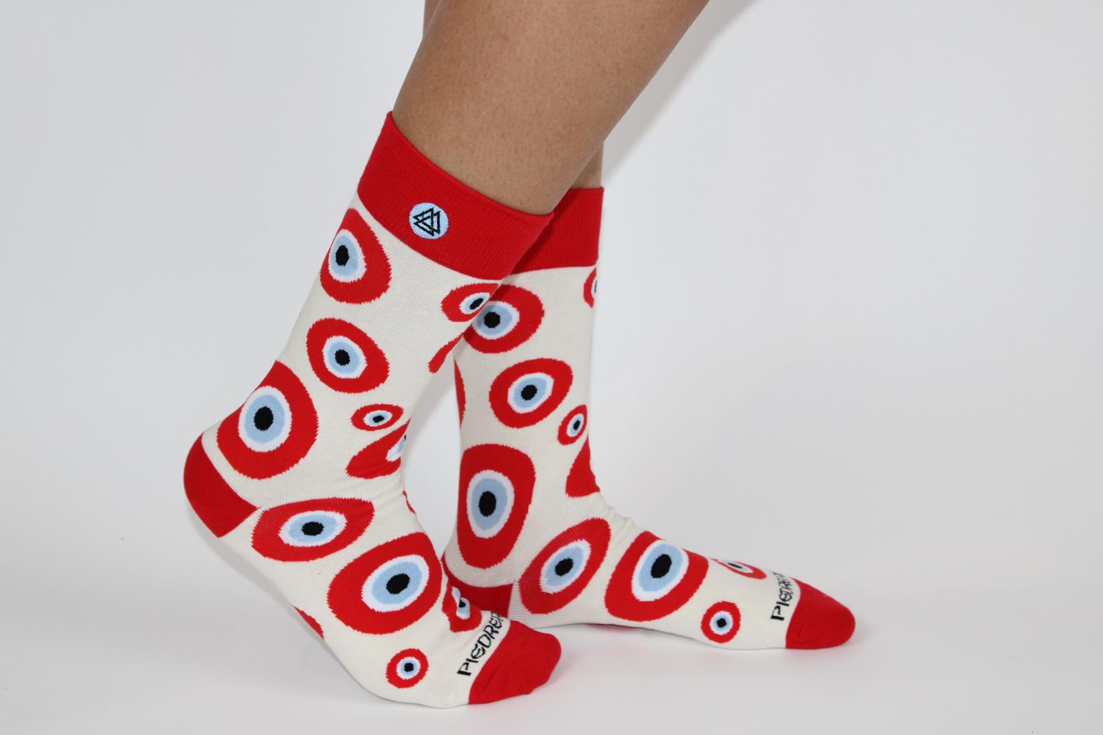 Socks — leather detail