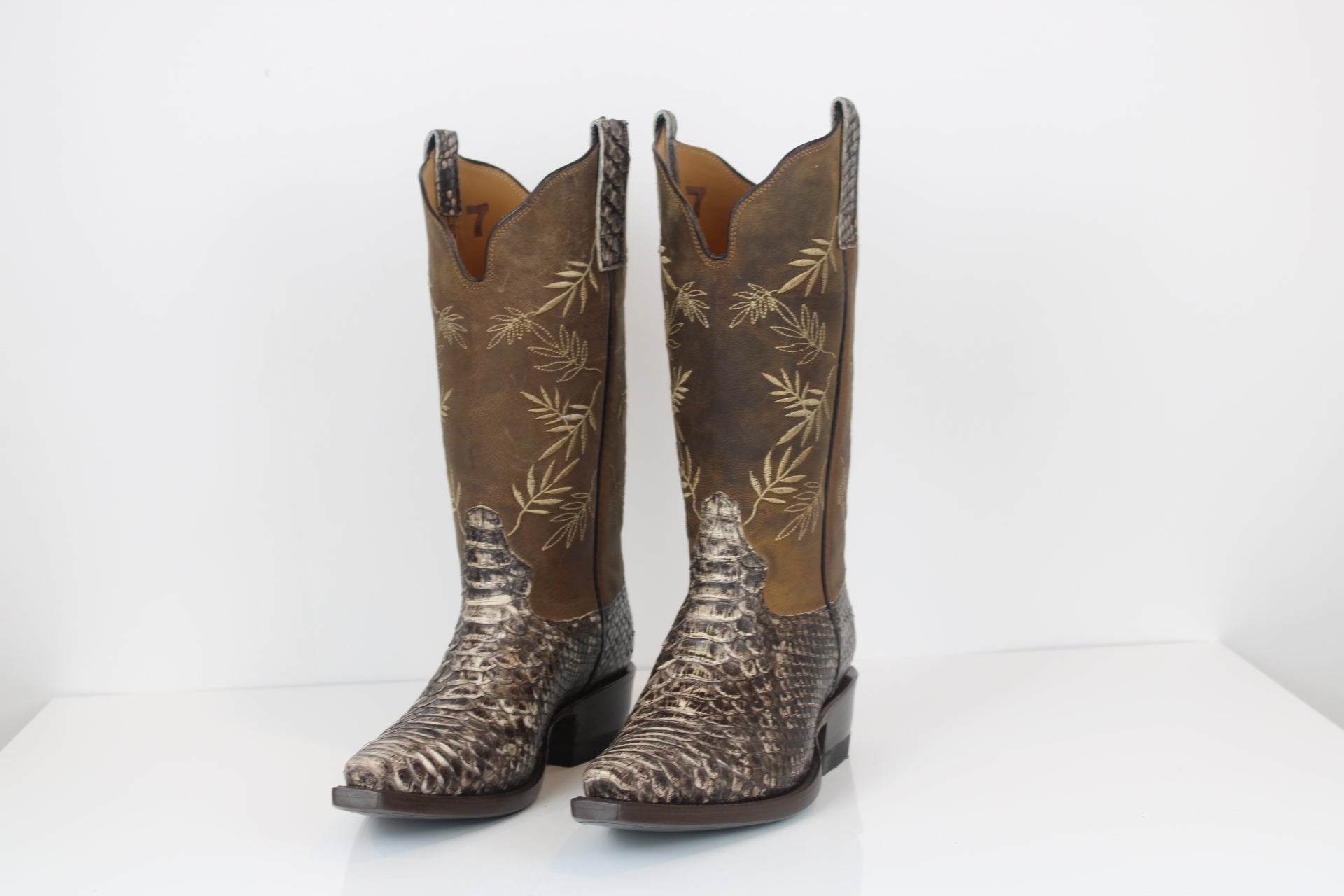 Dynastasia Python Boots — handmade python boots by Cuadra Piedreros