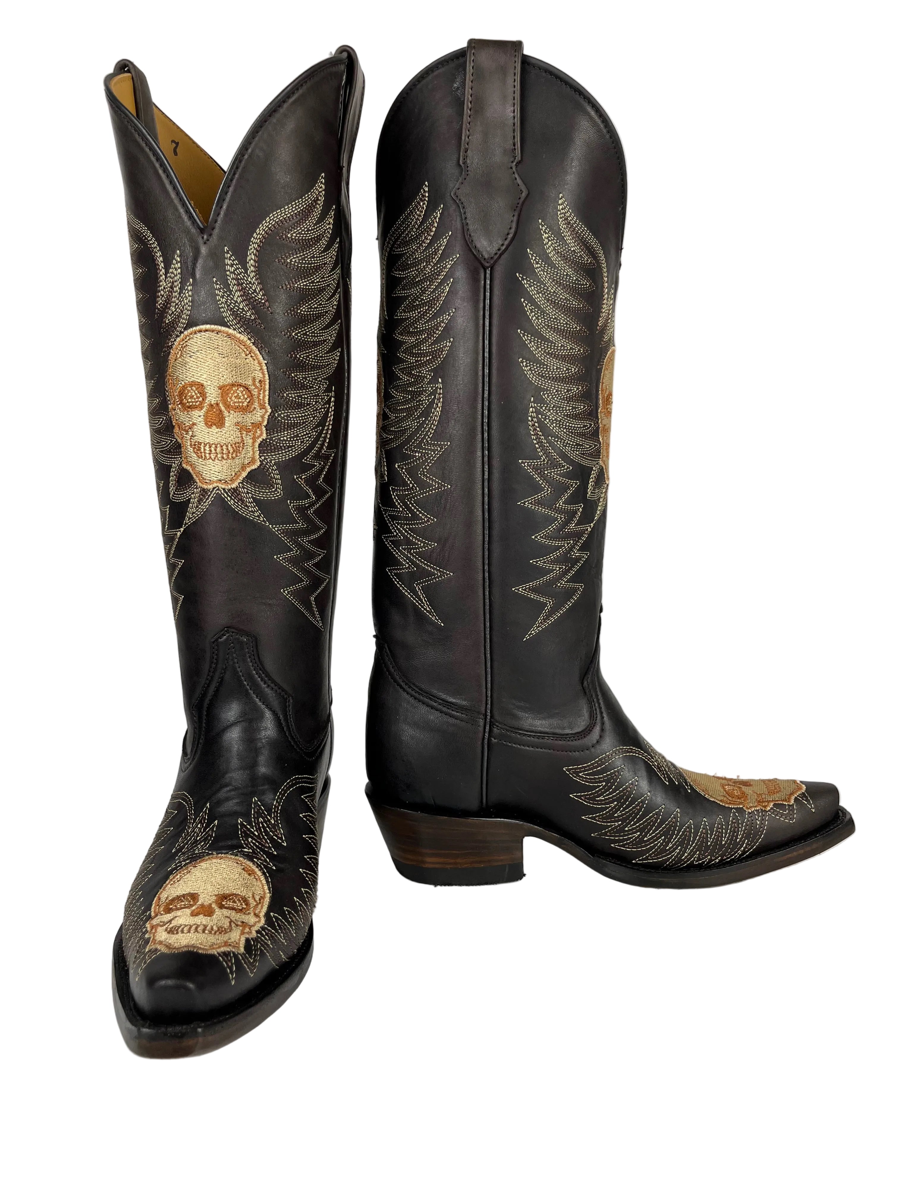 Cartels Rose Boots — Handmade Western Boots– Cuadra Piedreros