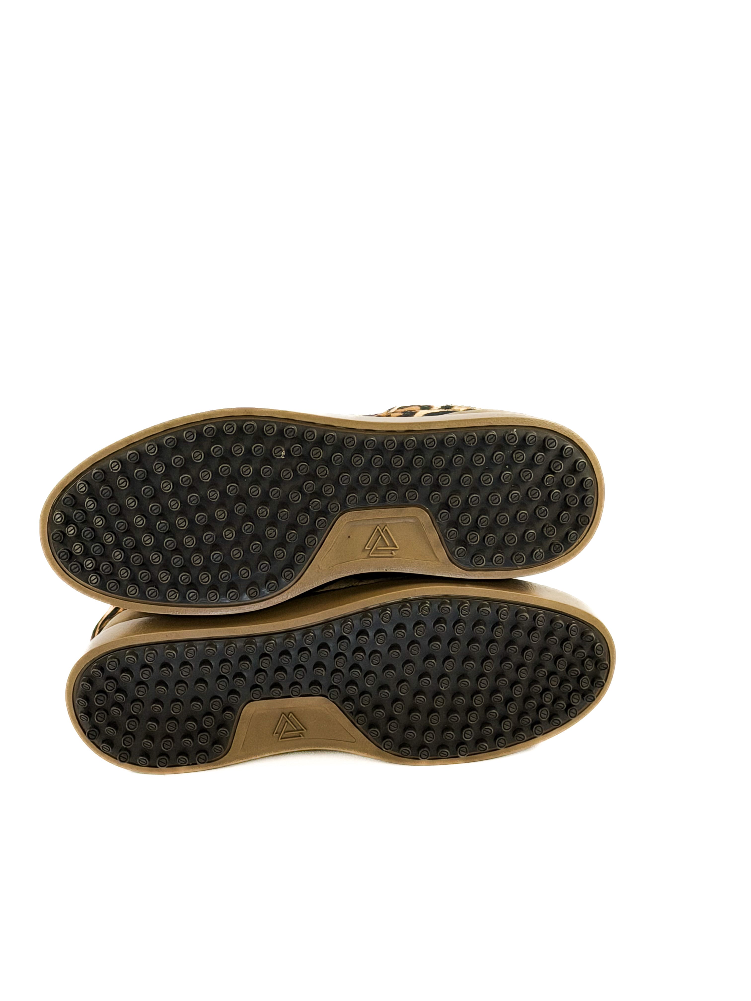 Bottom of Italian Leopard Hide Sneakers