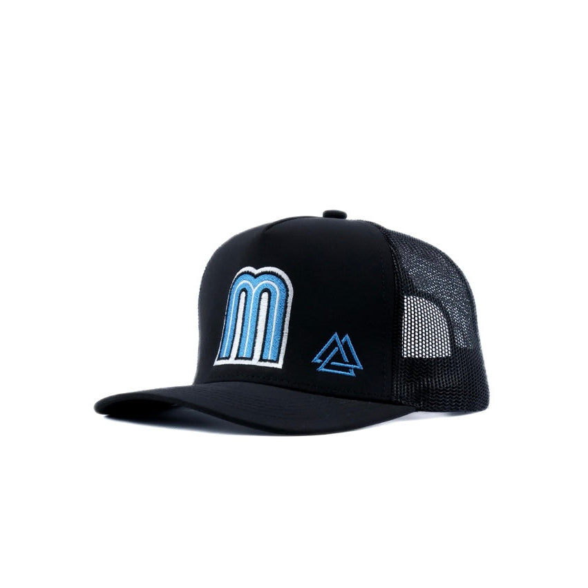 Black mesh cap with mexico logo 