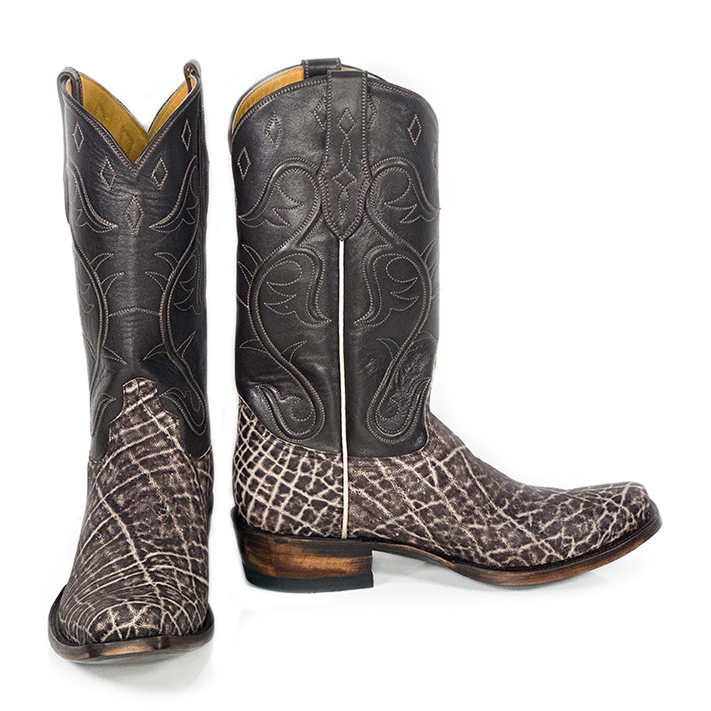 Maximus Elephas Boot — side view of handmade western boots