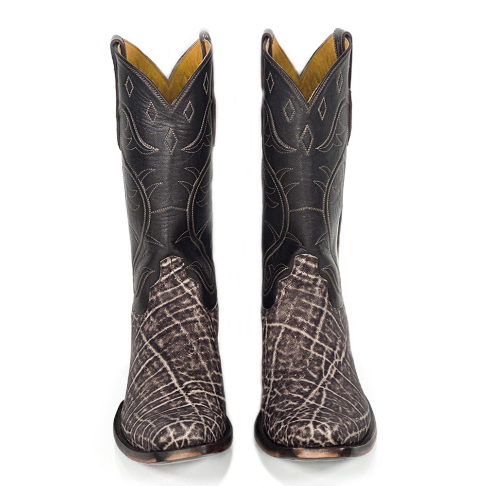 Maximus Elephas Boot — detail shot of handmade western boots