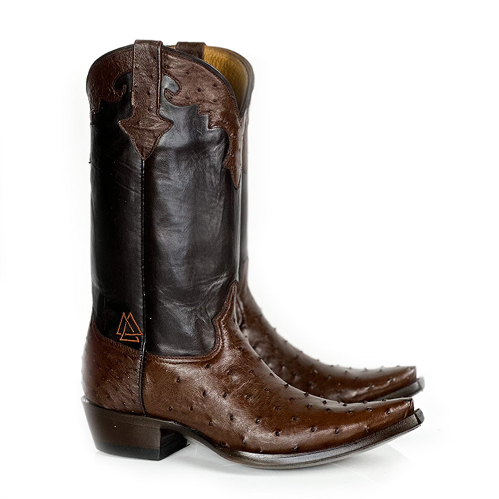 Ostrich- BuckBeam Boot — handmade ostrich boots by Cuadra Piedreros
