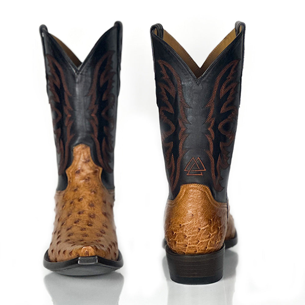 Ostrich- Whiskey Boot