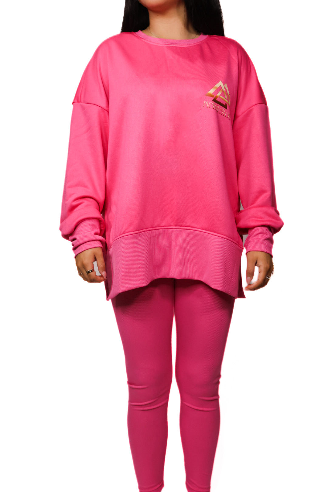 womens Pink sweat set 