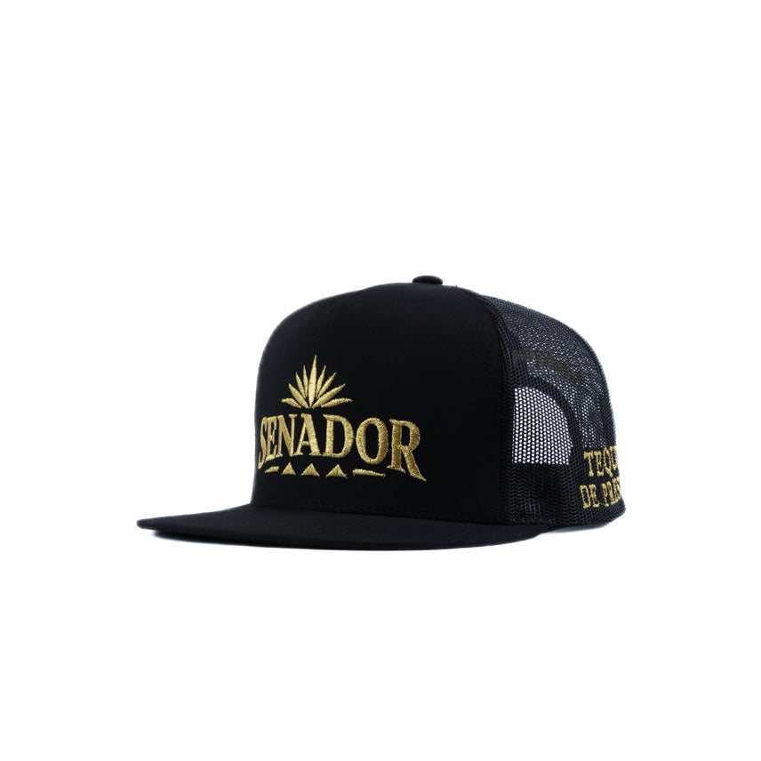 Black mesh Cap with tequila senador logo