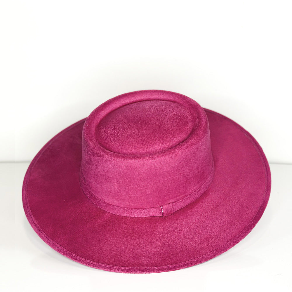 Winston Fucsia Hat — angled view of Cuadra Piedreros cap