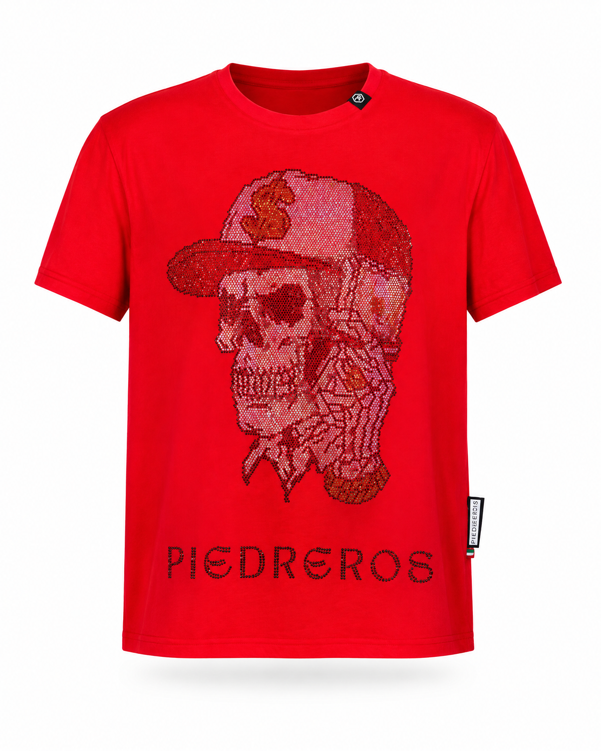 Money Skull T-Shirt — Western Tee, front and side view