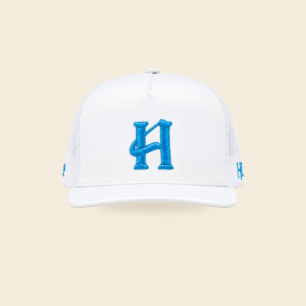 Humble Flat Snapback — Western Cap, front and side view