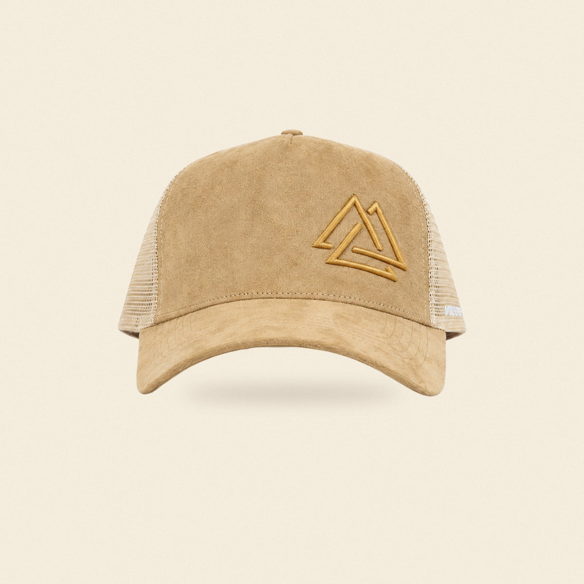 Trinidad Suede Trucker — Western Cap, front and side view