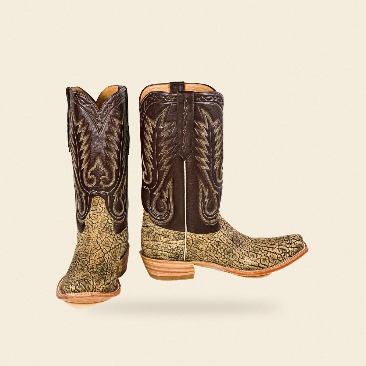 The Strawn — Elephant Men's Cowboy Boot, front and side view