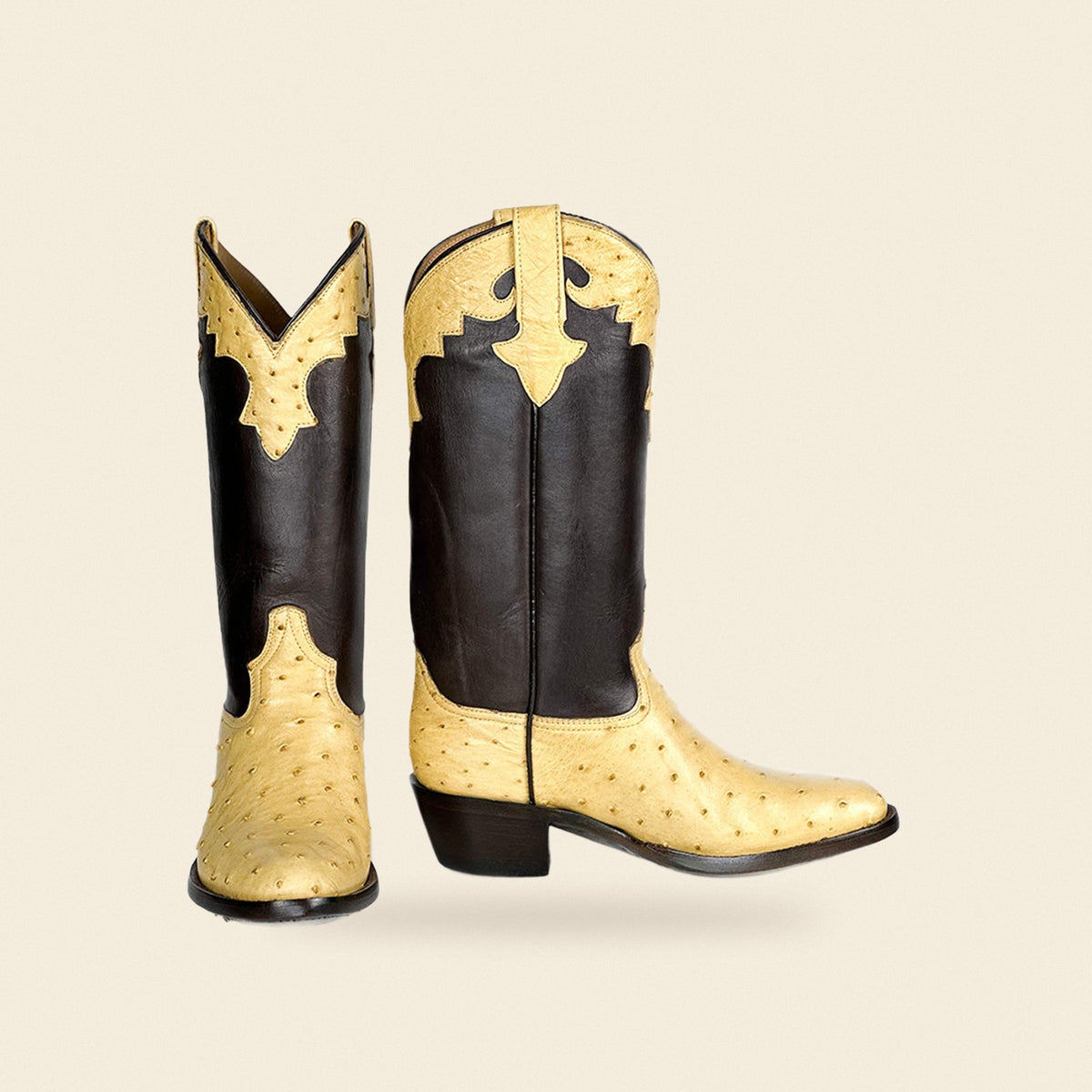 The Amparo — Alligator Round Toe Women's Cowboy Boot, front and side view