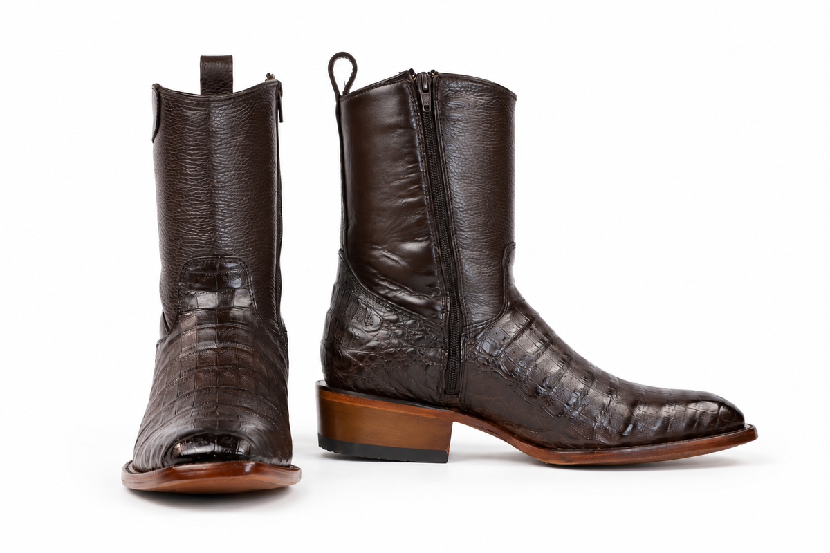 The Uvalde Caiman Zip Roper - Brown