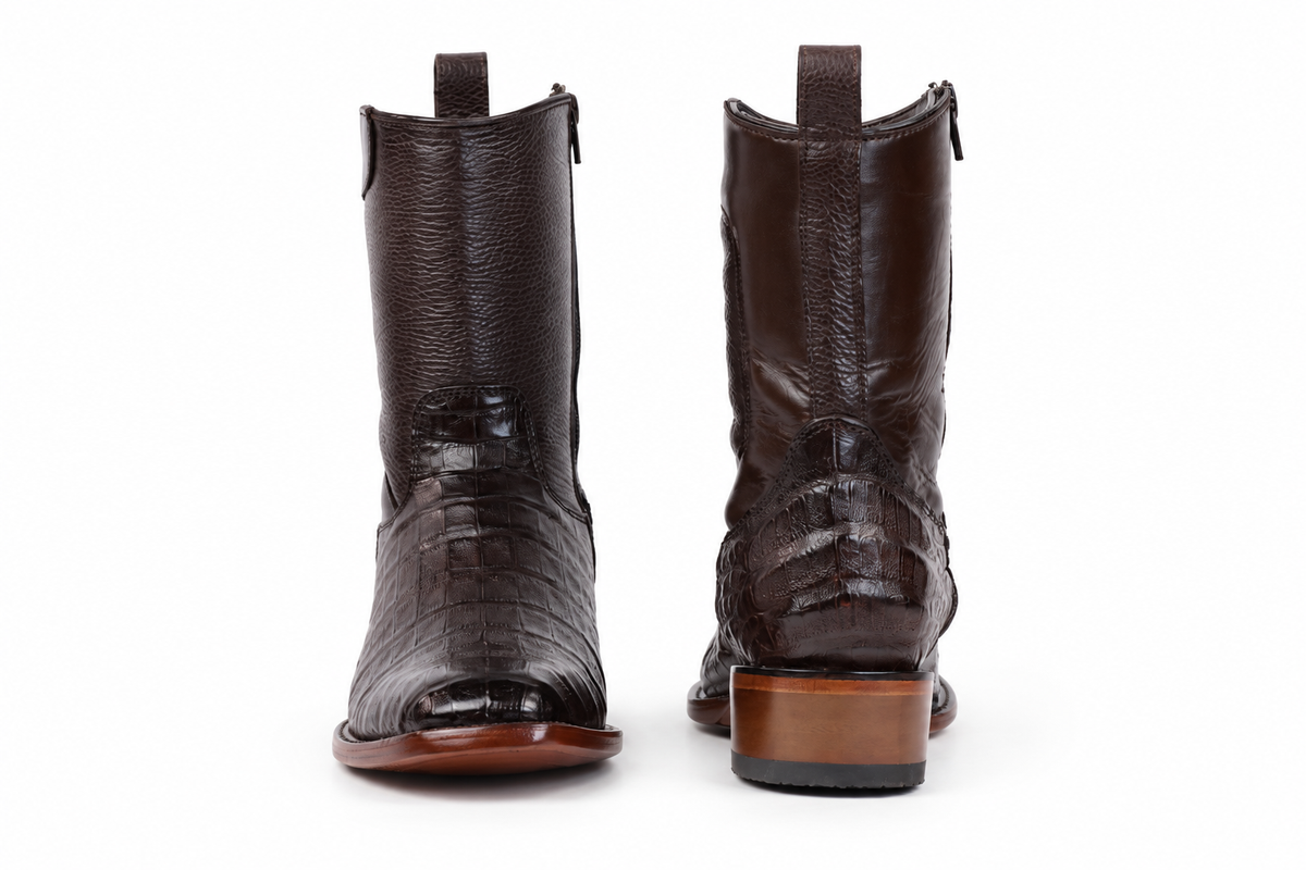 The Uvalde Caiman Zip Roper - Brown