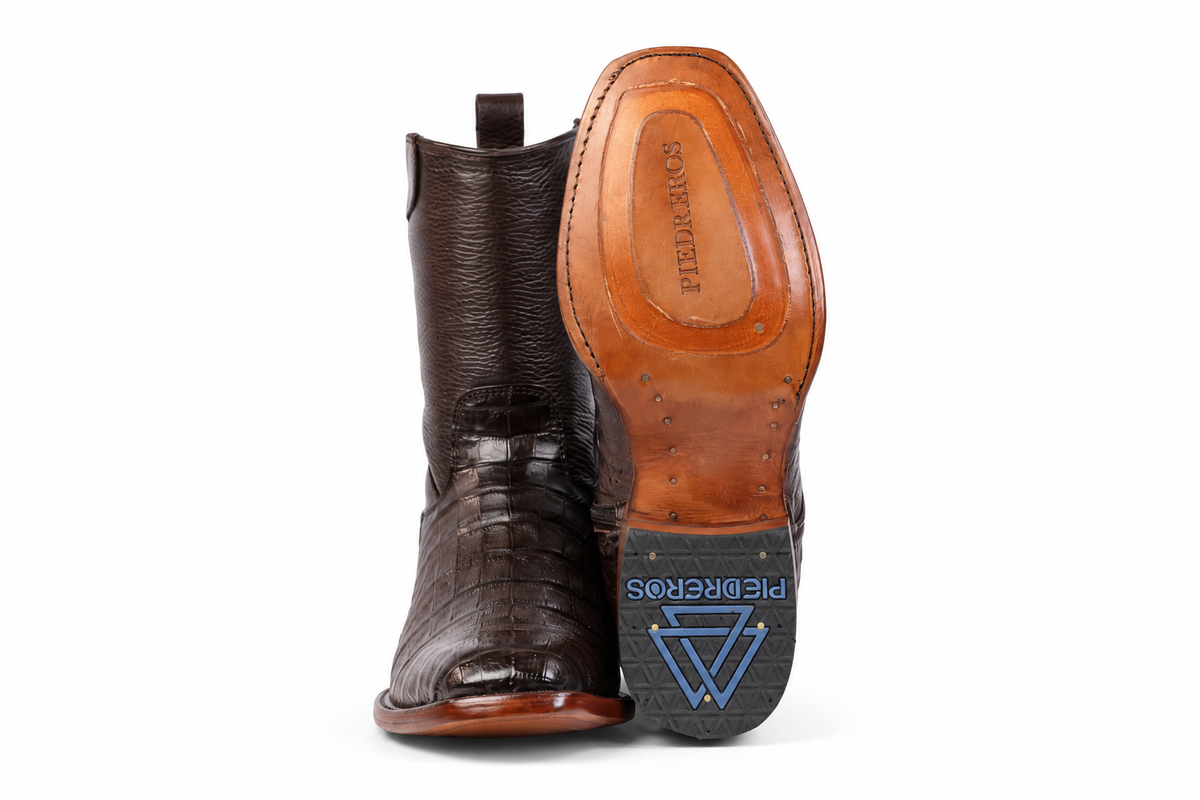 The Uvalde Caiman Zip Roper - Brown