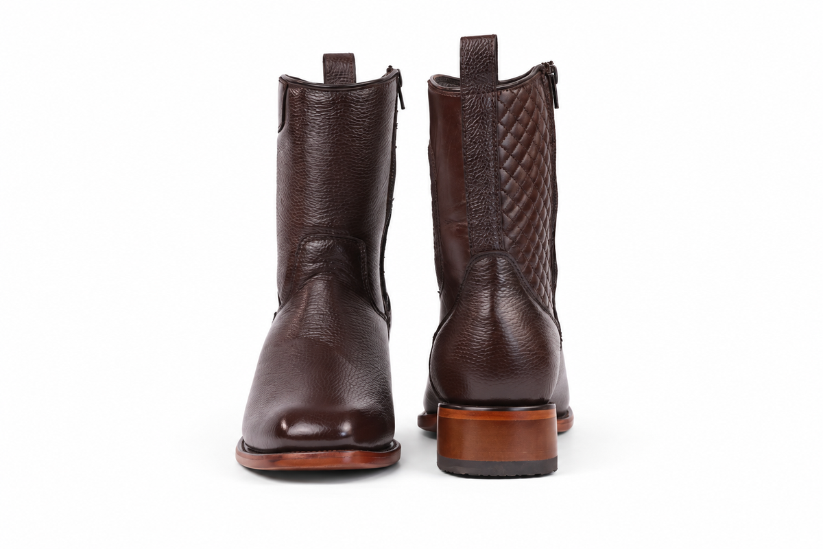 The Walburg Deer Zip Roper - Brown
