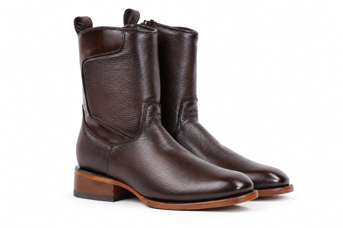 The Walburg Deer Zip Roper - Brown