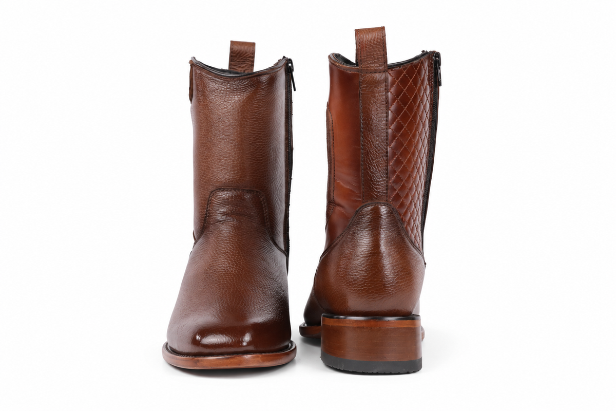 The Walburg Deer Zip Roper - Honey