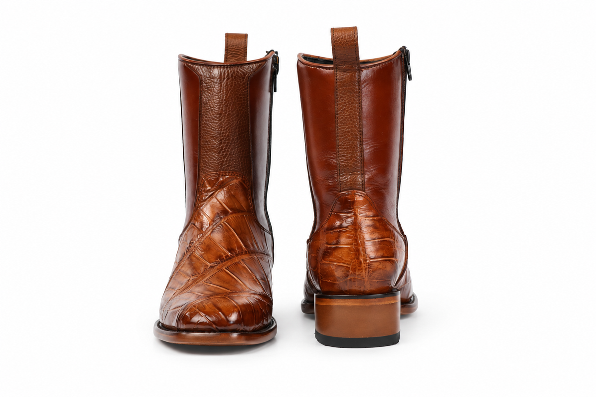 The Zapata Alligator Zip Roper - Honey